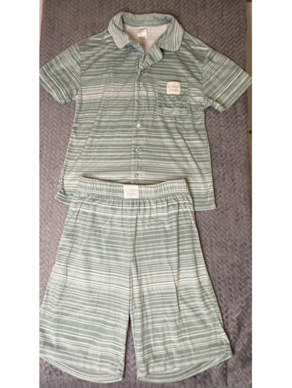 Calvin Klein Boy PJ 10-12 velour